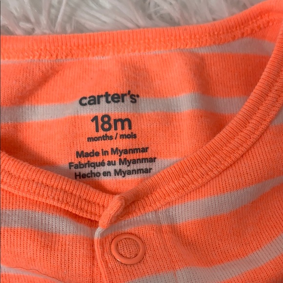 Carter’s Whale Pocket Onesie 18 Months - Picture 3 of 4